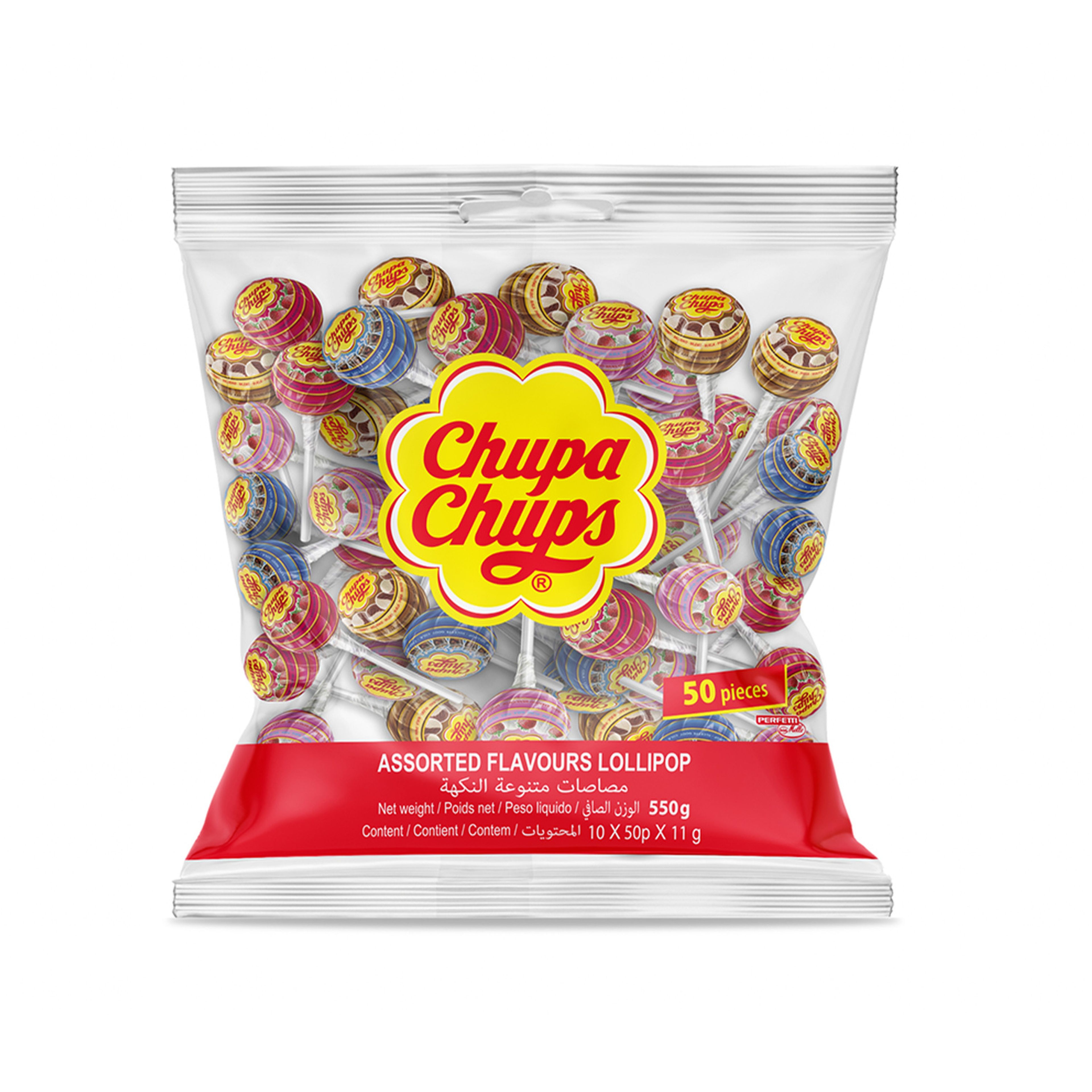 Chupa Chups Assorted Fruit Lollipops