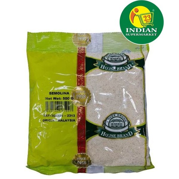 HouseBrand Pure Roasted Wheat Suji (Semolina Rava)