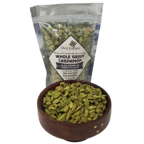 DeepGmart Whole Green Cardamom Pods (Elaichi)